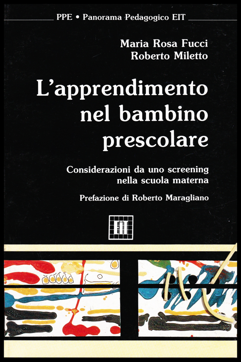 Copertina del volume "L’apprendimento nel bambino prescolare. Considerazioni da uno screening nella scuola materna."