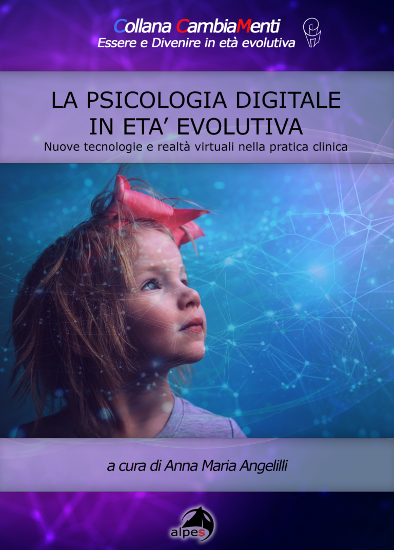Copertina del volume "La psicologia digitale in età evolutiva"